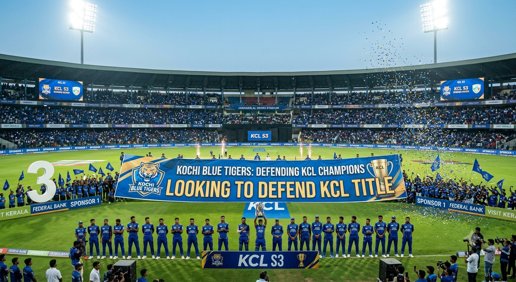 Kochi Blue Tigers Look to Defend KCL Title gemini generated image 8ekuo8ekuo8ekuo8