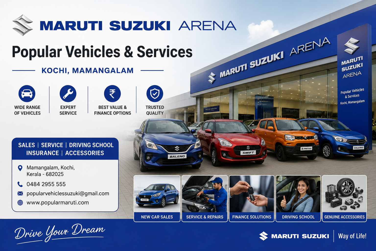 Maruti Suzuki ARENA (Popular Vehicles & Services, Kochi, Mamangalam)